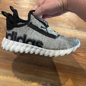 Adidas Kids' Black and White Sneakers